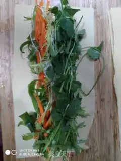 Make Egg and vegetable rolls step 2