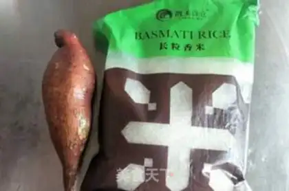 Make Potato rice congee step 0