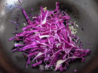 Make ♪ Purple kale noodle ♪ step 3