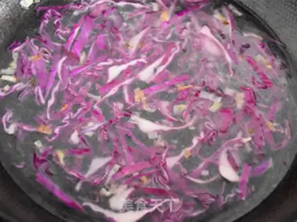 Make ♪ Purple kale noodle ♪ step 5
