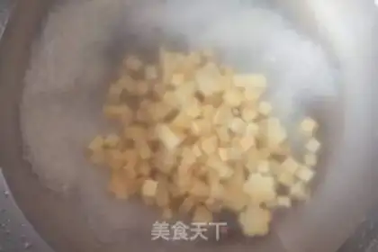 Make Potato rice congee step 3