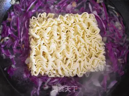 Make ♪ Purple kale noodle ♪ step 6