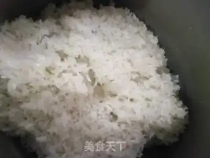 Make A piece of sweet rice step 1