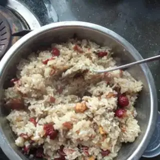 Make A piece of sweet rice step 4