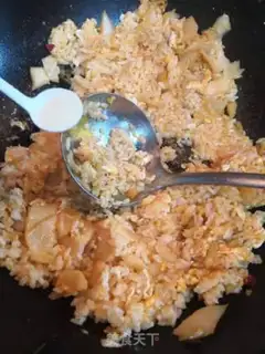 Make Pickle egg fried rice step 5