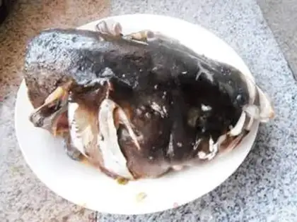 Make Snack fish head step 9