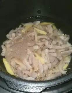 Make Squirty-pork-brained beans step 7