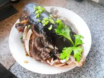 Make Snack fish head step 10