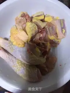 Make A chicken with mushrooms step 1