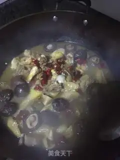 Make A chicken with mushrooms step 4