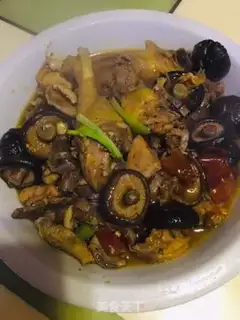Make A chicken with mushrooms step 7
