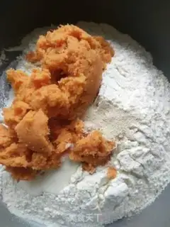 Make Red potato sesame buns step 2