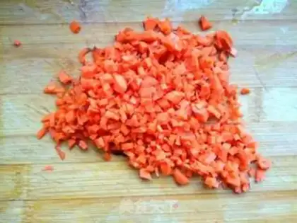 Make The carrots, the carrots step 0