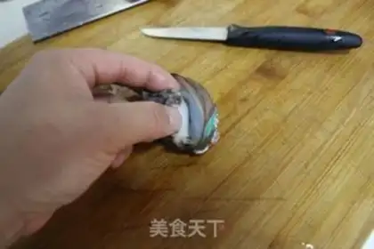 Make Abalone red meat step 10