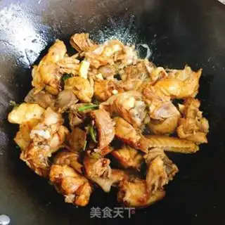 Make Four seasons of bean-burning roosters step 4