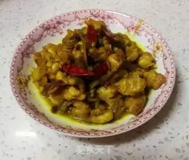 Make Curry chicken crumbs step 5