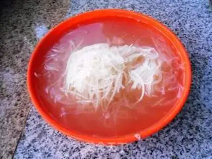 Make A radish fan soup step 6