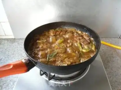 Make Burning fish onions step 11