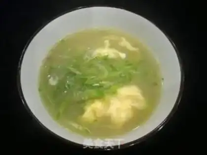 Make Carrot fan egg soup step 10