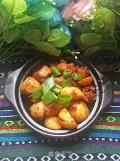 Make Potato chicken step 11