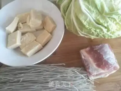 Make Frozen tofu powder step 0