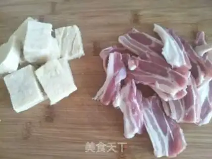 Make Frozen tofu powder step 1