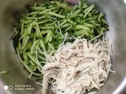 Make Gold pins and mushrooms and cucumbers step 1