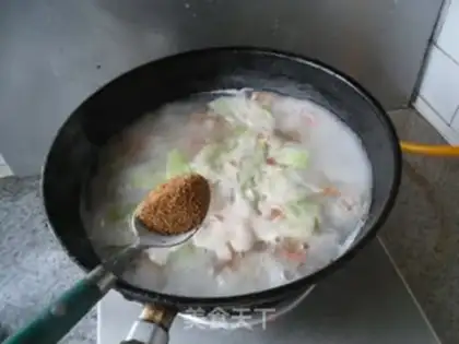 Make Eggflowers for noodles step 9