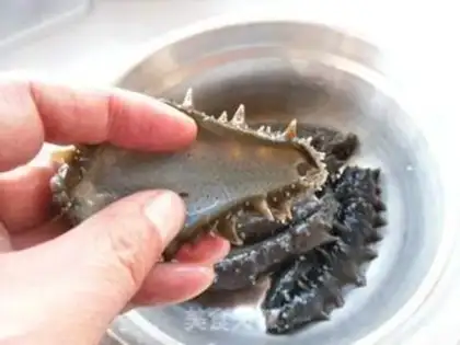 Make Burning sea cucumber step 2