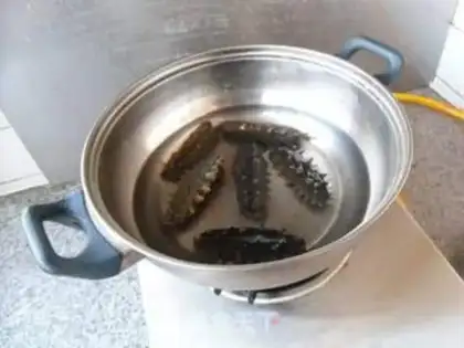 Make Burning sea cucumber step 3