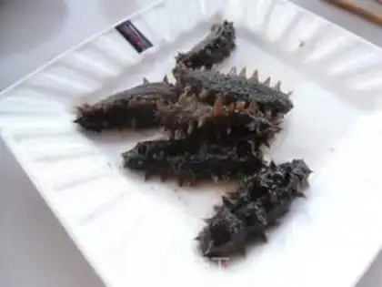Make Burning sea cucumber step 4