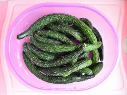 Make Soy pickles step 1