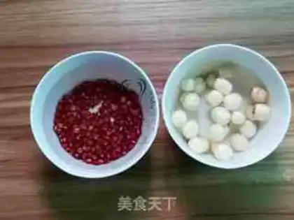 Make Milk, red beans, sweet potatoes step 1