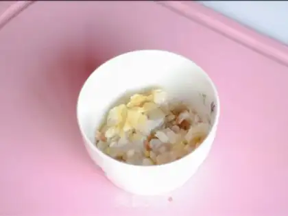 Make Seafood congee step 4