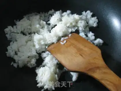 Make Snacks, radish rice step 2