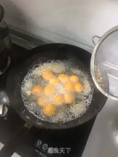 Make Salted egg yellow salad potato ball step 10