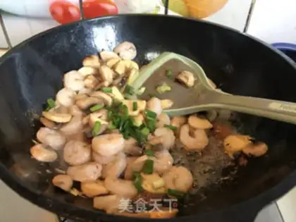Make Mushrooms and shrimp step 10