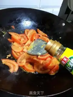 Make Beef fried tomatoes step 7