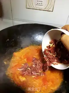 Make Beef fried tomatoes step 9