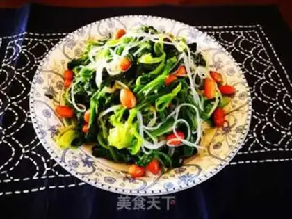 Make Old vinegar spinach step 7
