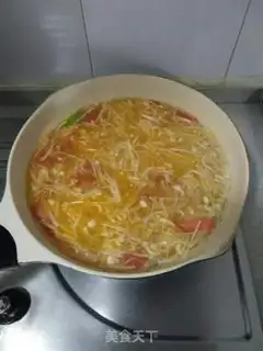 Make Golden mushroom tomato soup step 7
