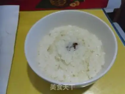 Make Red bean rice step 4