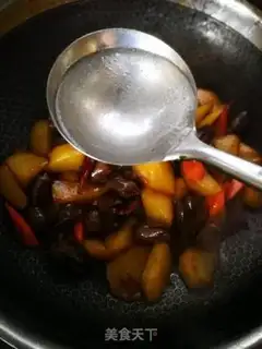 Make Chicken heart stew of potatoes step 7