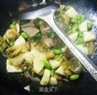 Make ♪ Squeeze the dishes and make the beans ♪ step 11