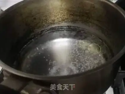 Make Water and green vegetables step 2