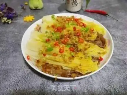 Make Garlic fan dolls step 5