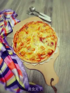 Make Chicken pizza in New Orleans step 14