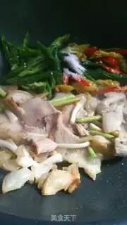 Make Piper pepper and elbow meat step 5