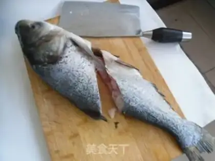 Make Red-burned mackerel step 1