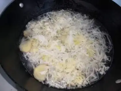 Make Five flowers, sour sauce, tofu step 10